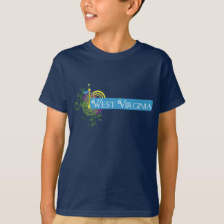 Abstraktes West Virginia T-Shirt