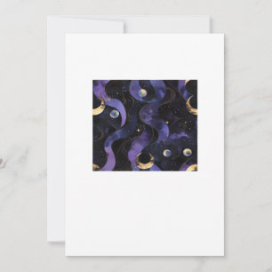 Abstraktes Whimsigoth Muster Classic Feiertagskarte