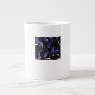 Abstraktes Whimsigoth Muster Classic Jumbo-Tasse