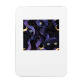 Abstraktes Whimsigoth Muster Classic Magnet (Vertikal)