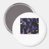 Abstraktes Whimsigoth Muster Classic Magnet (Vorderseite/Rückseite)