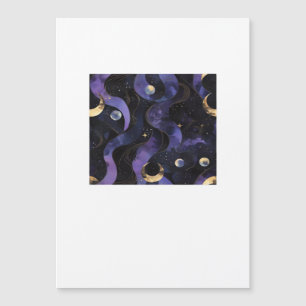 Abstraktes Whimsigoth Muster Classic Magnetkarte