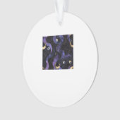 Abstraktes Whimsigoth Muster Classic Ornament (Vorderseite)
