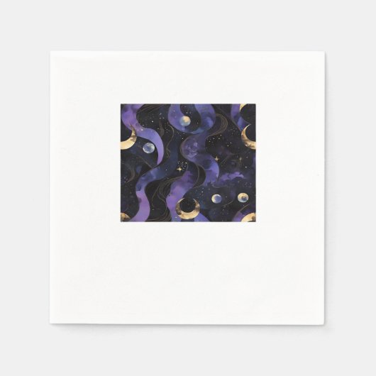 Abstraktes Whimsigoth Muster Classic Serviette (Vorderseite)