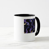 Abstraktes Whimsigoth Muster Classic Tasse (VorderseiteRechts)