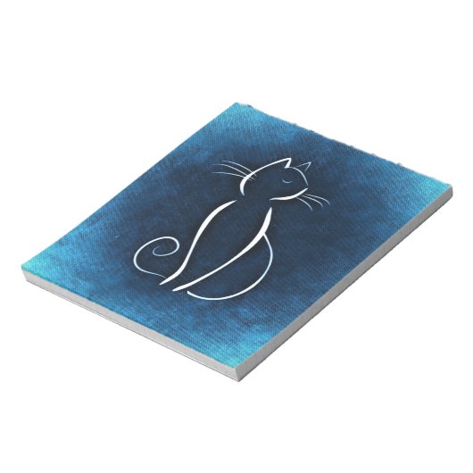 Abstraktes Whitepaper Notizblock (Rotiert)