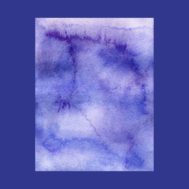 Abstraktes  Whitepaper über blaue Lila Wasserfarbe (Von Creator hochgeladen)
