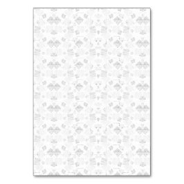 Abstraktes Wiederholmuster stilisierter Formen in  Tischnummer