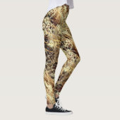 abstraktes wildes Gras Leggings (Rechts)