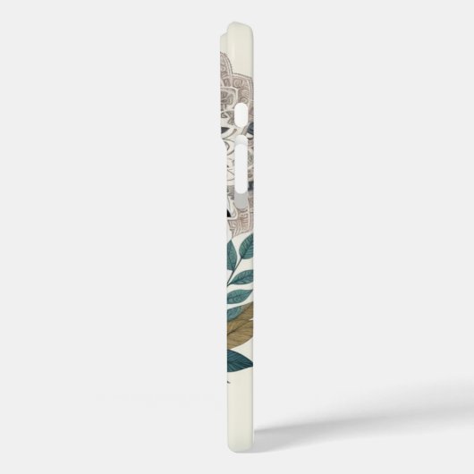 Abstraktes Wildhühnchen Case-Mate iPhone Hülle (Rückseite / Links)