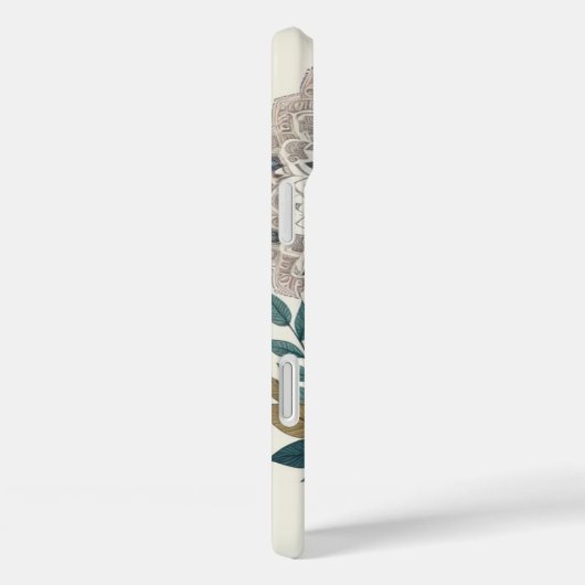 Abstraktes Wildhühnchen Case-Mate iPhone Hülle (Rückseite / Rechts)