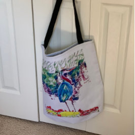 Abstraktes Wildlife Beach Art Lebensmittelgeschäft Tasche