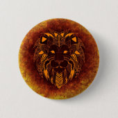 Abstraktes Wildtier Button (Vorderseite)