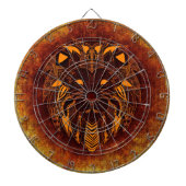 Abstraktes Wildtier Dartscheibe (vorne)