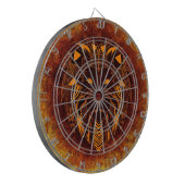 Abstraktes Wildtier Dartscheibe (Vorderseite Links)