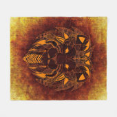 Abstraktes Wildtier Fleecedecke (Vorderseite (Horizontal))