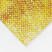 Abstraktes Wildtier Fleecedecke (Ecke)