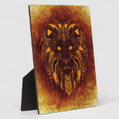 Abstraktes Wildtier Fotoplatte (Seite)