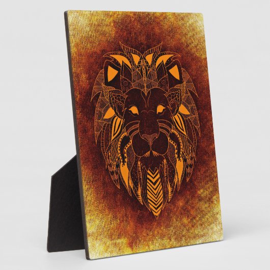 Abstraktes Wildtier Fotoplatte (Seite)