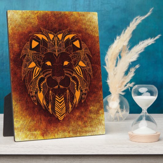 Abstraktes Wildtier Fotoplatte (Seite)