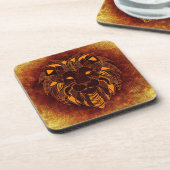 Abstraktes Wildtier Getränkeuntersetzer (Linke Seite)