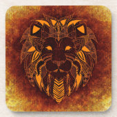 Abstraktes Wildtier Getränkeuntersetzer (Vorderseite)