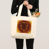 Abstraktes Wildtier Jumbo Stoffbeutel (Vorderseite (Produkt))