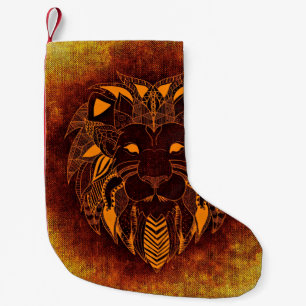 Abstraktes Wildtier Kleiner Weihnachtsstrumpf