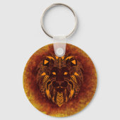 Abstraktes Wildtier Schlüsselanhänger (Vorderseite)