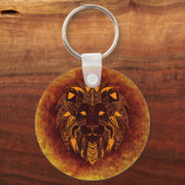 Abstraktes Wildtier Schlüsselanhänger (Vorderseite)