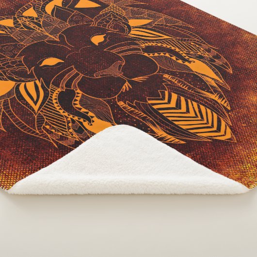 Abstraktes Wildtier Sherpadecke (3/4)