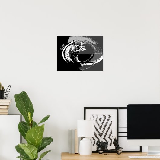 ABSTRAKTES WINDMILL 2 POSTER (Heimbüro)