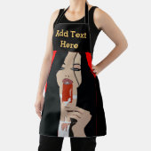 Abstraktes Wine Design Hinzufügen von Text, Schürz Schürze (InSitu)