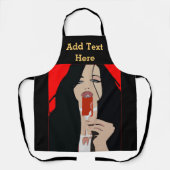Abstraktes Wine Design Hinzufügen von Text, Schürz Schürze (Vorderseite)