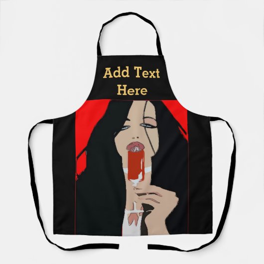 Abstraktes Wine Design Hinzufügen von Text, Schürz Schürze (Vorderseite)