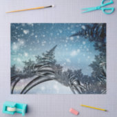 Abstraktes Winter-Fraktal 32 Hintergrundpapier Seidenpapier (Basteln)