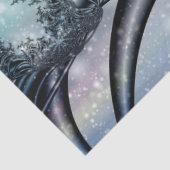 Abstraktes Winter-Fraktal 32 Hintergrundpapier Seidenpapier (Detail)