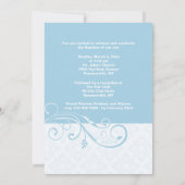 Abstraktes wirbelloses Foto Religiöse Einladung (Rückseite)