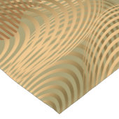 Abstraktes Wirbles Muster im olivgrünen Grün Kurzer Tischläufer (Ecke)