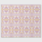 Abstraktes Wrapping Paper zum Surfen in Beige Geschenkpapier (Flach)