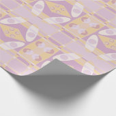 Abstraktes Wrapping Paper zum Surfen in Beige Geschenkpapier (Ecke)
