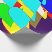 Abstraktes Wrapping-Papier für den Farbschlauch Geschenkpapier (Ecke)