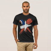 Abstraktes X (Vintag) T-Shirt (Vorne ganz)