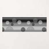 Abstraktes Yoga Design Yogamatte (Vorderseite (Horizontal))