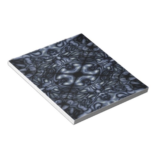 Abstraktes Zahlenmuster Notizblock (angewinkelt)