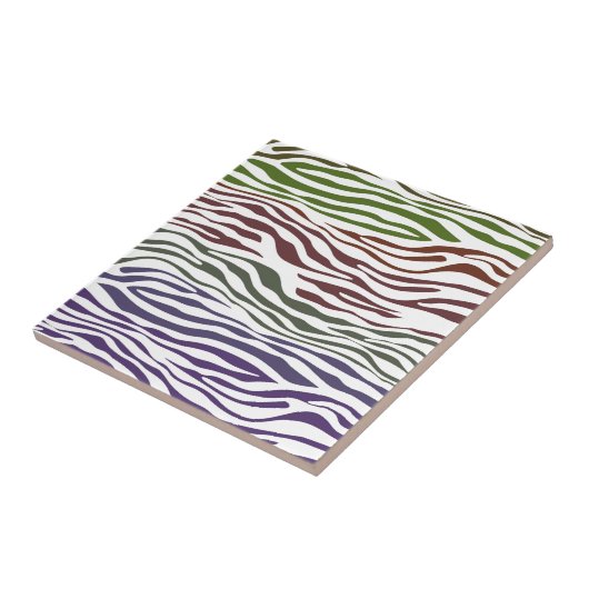 Abstraktes Zebra Fliese (Seite)