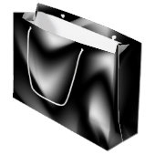 Abstraktes Zebra Große Geschenktüte (Vorderseite Schrägansicht)
