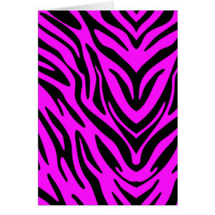 Abstraktes Zebra in Rosa und Schwarz