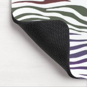 Abstraktes Zebra Mousepad (Ecke)