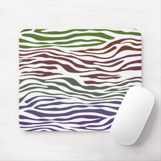 Abstraktes Zebra Mousepad (Mit Mouse)